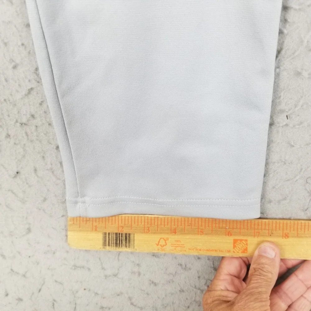Nike Baseball Pants Men Small Grey BSBL Open Bottom‎ Mesh Back Knee Athletic